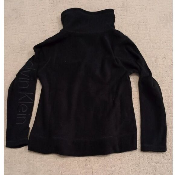 NWT Calvin Klein Jacket Womens Medium Black Performance Fleece - Picture 2 of 8